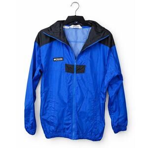 Columbia Sportswear Blue & Black Lightweight Windbreaker Jacket